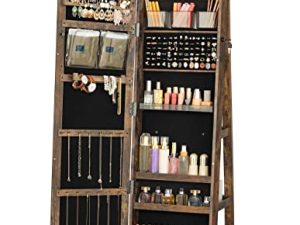 SONGMICS 360° Swivel Jewelry Cabinet