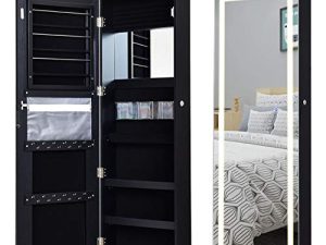 Giantex Jewelry Cabinet Box Armoire Door Wall Mount