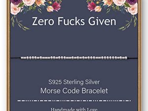 Sterling Silver Morse Code Bracelets