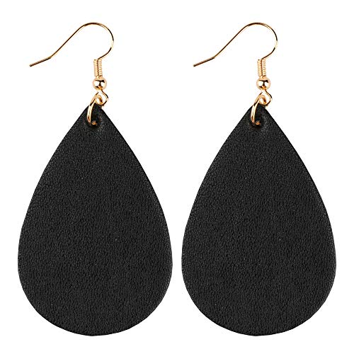 Genuine Leather Earrings Dangle Drop for Women Teen Girls Genuine Leather Earrings Dangle Drop for Women Teen Girls