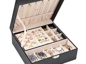Voova Jewelry Box Organizer for Women Teen Girls