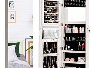 Giantex Jewelry Armoire Wall Door Mounted