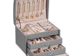 BEWISHOME Jewelry Box for Girls Women