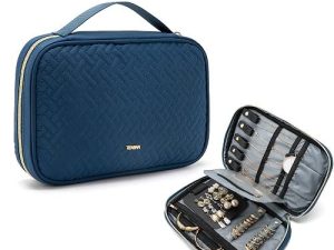 TEABAN Travel Jewelry Organizer Case