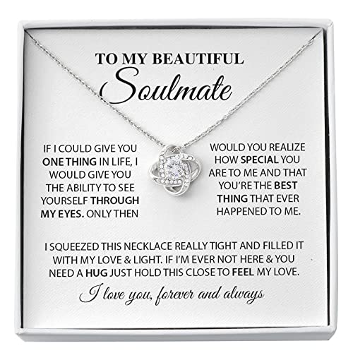 To My Beautiful Soulmate Necklace To My Beautiful Soulmate Necklace