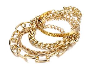 IFKM Gold Bracelets for Women