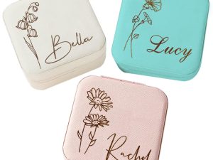 Corissy Personalized Jewelry Box for Women